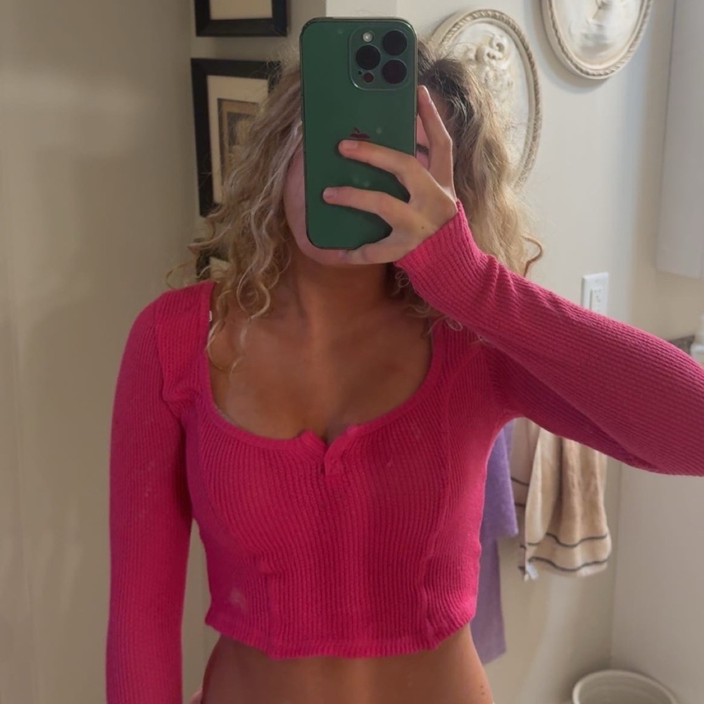 Urban outfitters cropped long sleeve